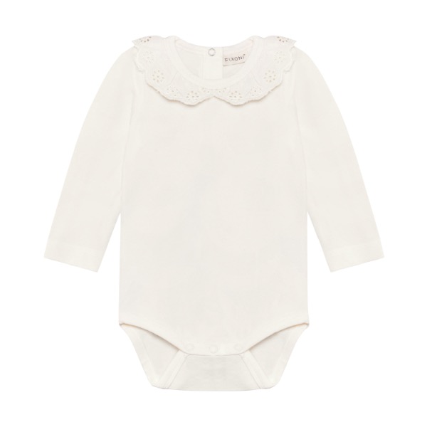 Fixoni Romper met kraagje Eggnog