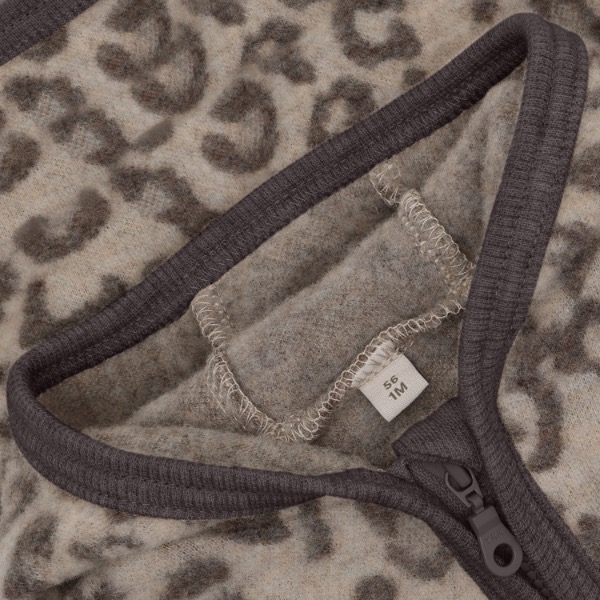 HUTTEliHUT Jacket Wool Fleece Leopard - Afbeelding 2