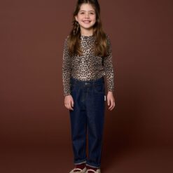 Petit Blush Baggy Fit Jeans Dark Blue