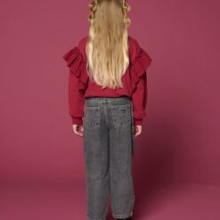 Alternative view of Petit Blush Ballon Fit Jeans Washed Grey