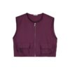 Jacky Sue Belle Vest Deep Burgundy