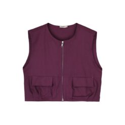 Jacky Sue Belle Vest Deep Burgundy