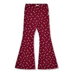 Petit Blush Bowie Flared Pants Hearts