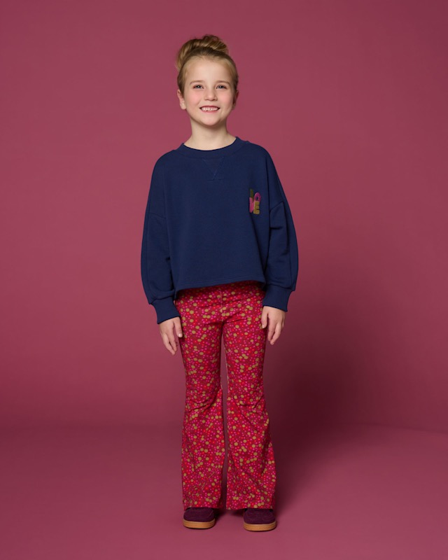 Petit Blush Bowie Flared Pants Winter Flower - Afbeelding 2