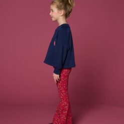 Petit Blush Bowie Flared Pants Winter Flower - Afbeelding 3