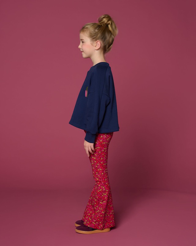 Petit Blush Bowie Flared Pants Winter Flower - Afbeelding 3