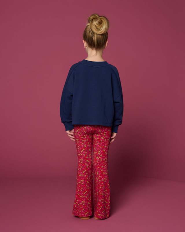 Petit Blush Bowie Flared Pants Winter Flower