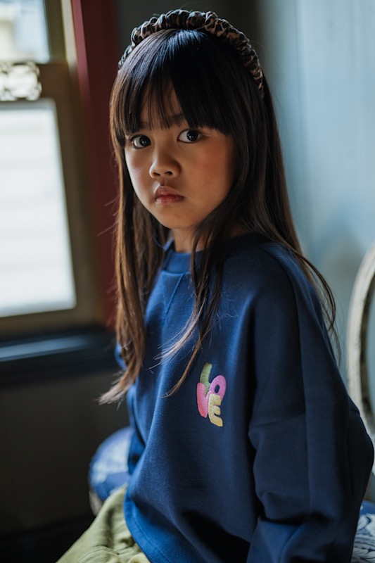 Petit Blush Coco Sweater Dark Blue - Afbeelding 2