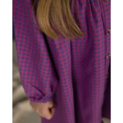 Nixnut Lon dress Blueberry Checkered