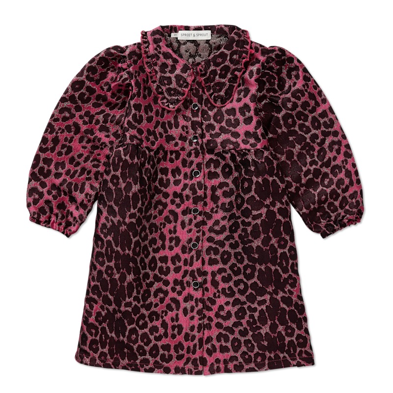 Sproet & Sprout Dress Panther Jacquard