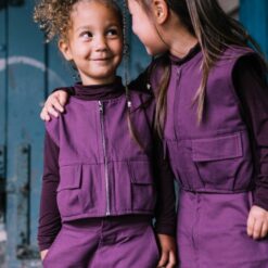 Jacky Sue Belle Vest Deep Burgundy