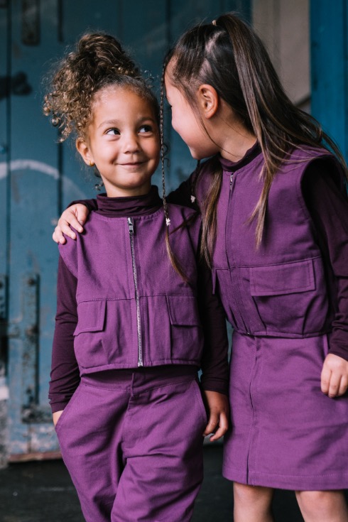 Jacky Sue Belle Vest Deep Burgundy