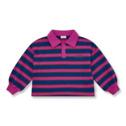 Petit Blush Polo Sweater Stripe