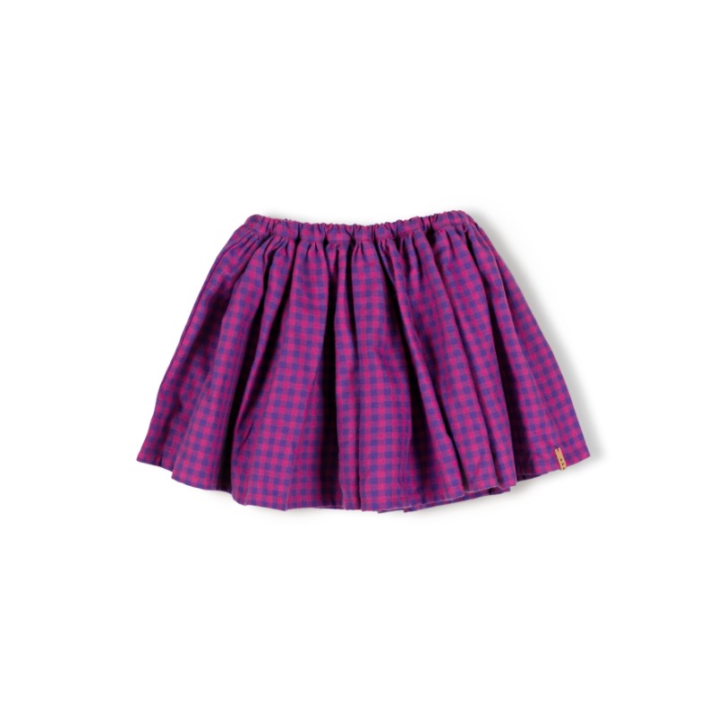 Nixnut Tos skirt Blueberry Checkered