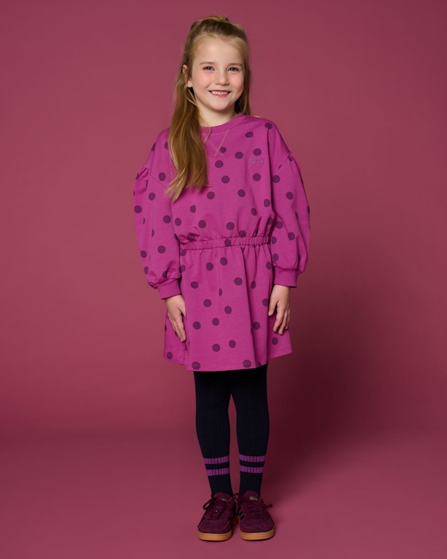 Petit Blush Skater Dress Dots