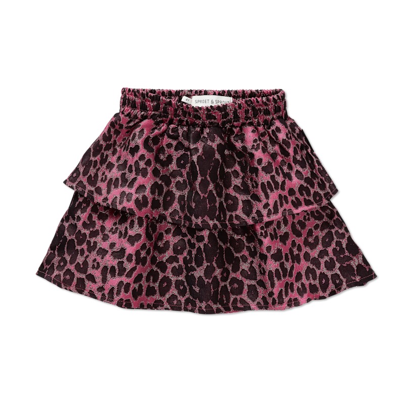 Sproet & Sprout Skirt Panther Jacquard