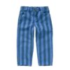 Sproet & Sprout Straight Denim Pants Stripes Blue