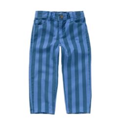 Sproet & Sprout Straight Denim Pants Stripes Blue
