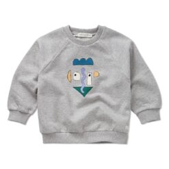 Sproet & Sprout Sweatshirt Raglan Self Portrait Grey