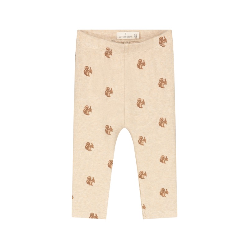 A Tiny Story baby pants Beige melange (TIN26429230)