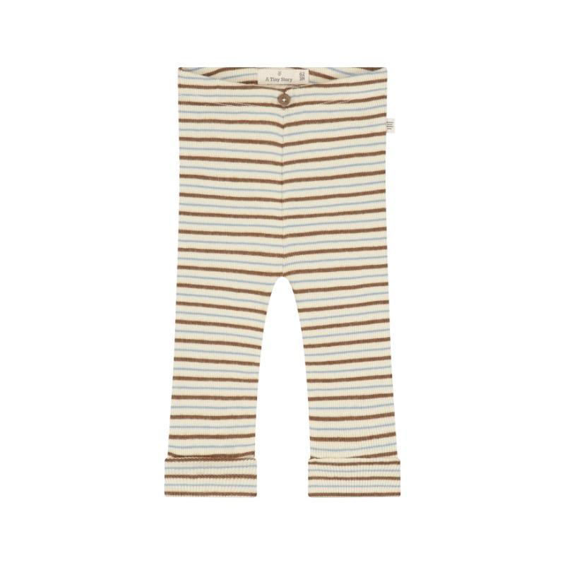 A Tiny Story baby pants Ivory Stripe TIN26429234