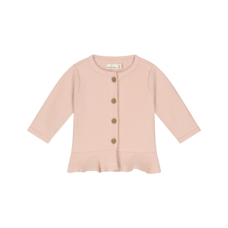 A Tiny Story baby cardigan Old Pink TIN26429338