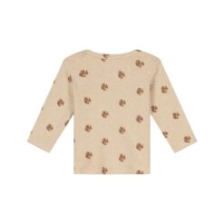 A Tiny Story baby t-shirt long sleeve beige melange TIN26429630