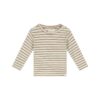 A Tiny Story baby t-shirt long sleeve ivory stripe TIN26429634