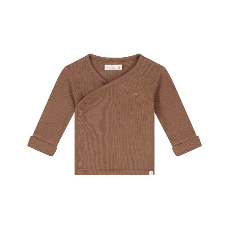 A Tiny Story baby shirt longsleeve Fox Ivory TIN26429636