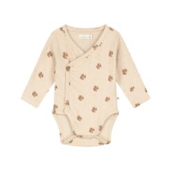 A Tiny Story baby romper long sleeve Beige melange TIN26429638