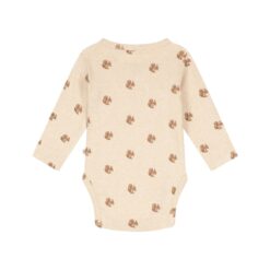 A Tiny Story baby romper long sleeve Beige melange TIN26429638