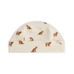 A Tiny Story baby hat Fox Ivory flowers TIN26429932