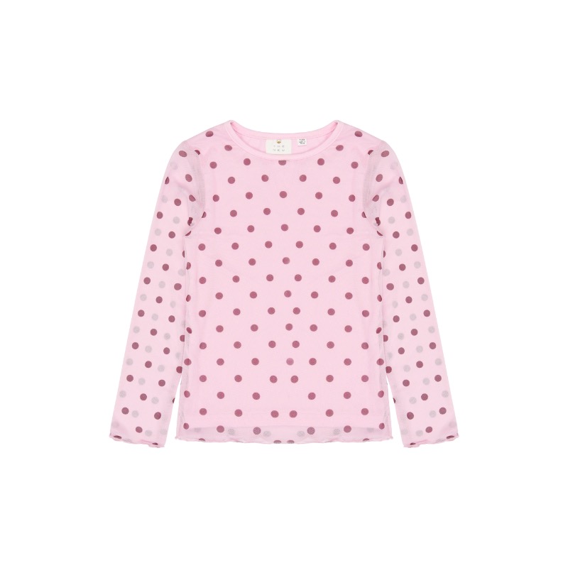 THE NEW Vandelia Mesh Tee Pink Lavender