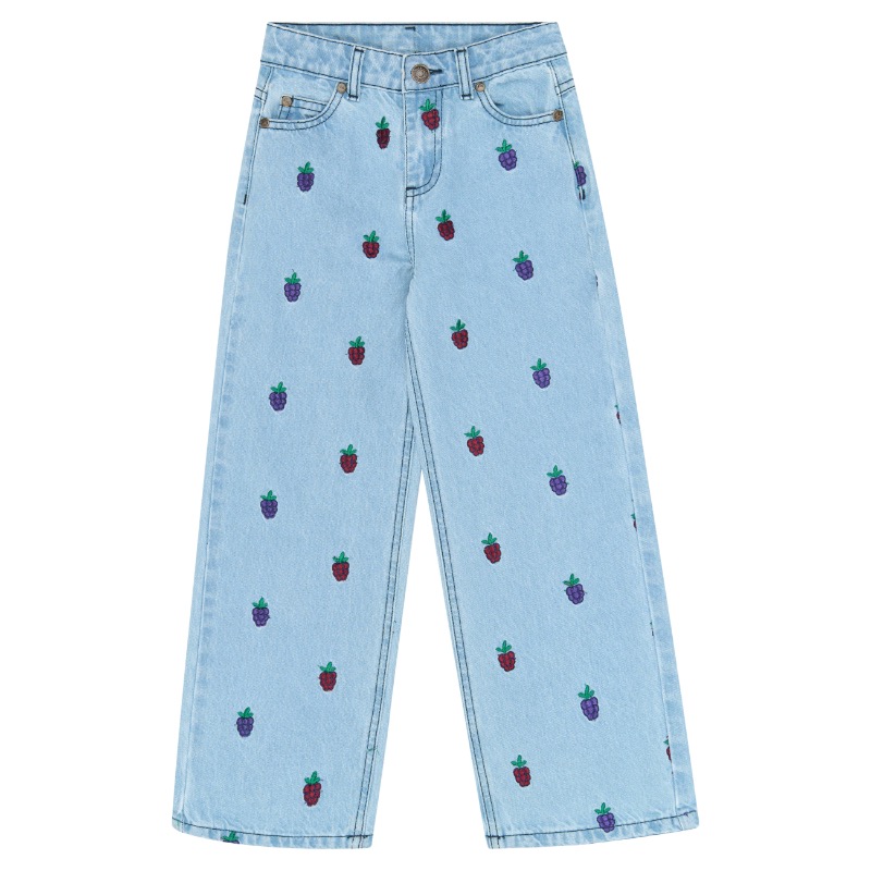 THE NEW Vanna Wide Fit Jeans Light blue denim EMB