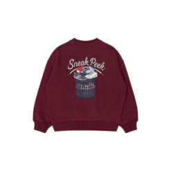 THE NEW Vitalio Sweatshirt Burgundy - Afbeelding 3