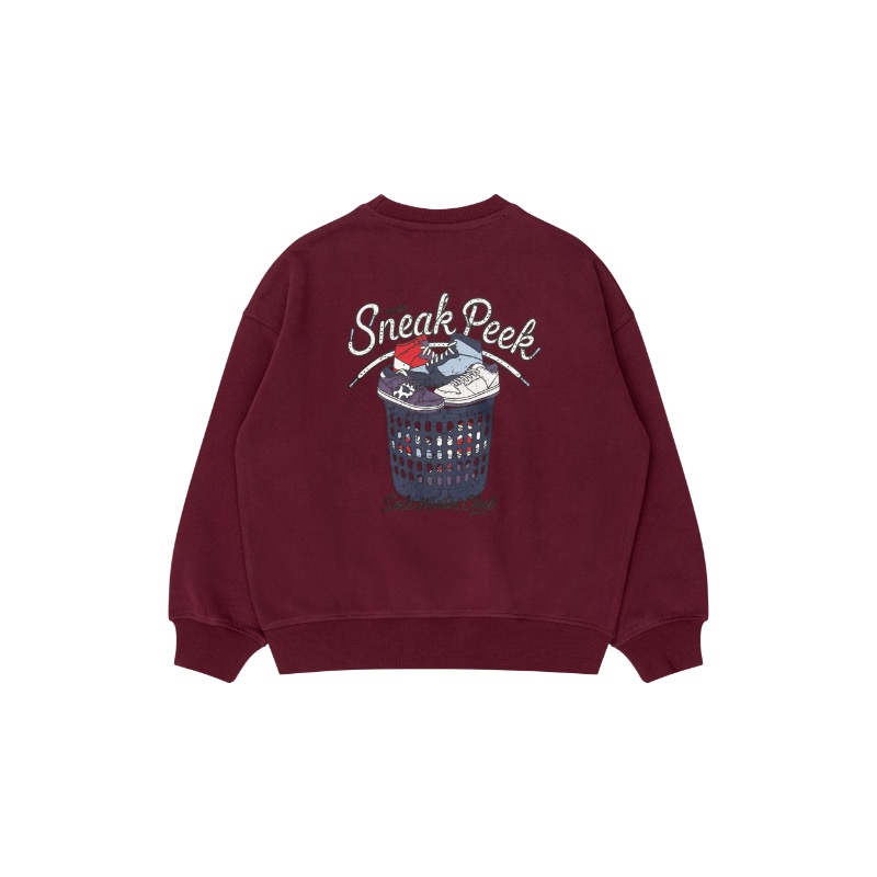 THE NEW Vitalio Sweatshirt Burgundy - Afbeelding 3