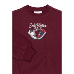 Alternative view of THE NEW Vitalio Sweatshirt Burgundy