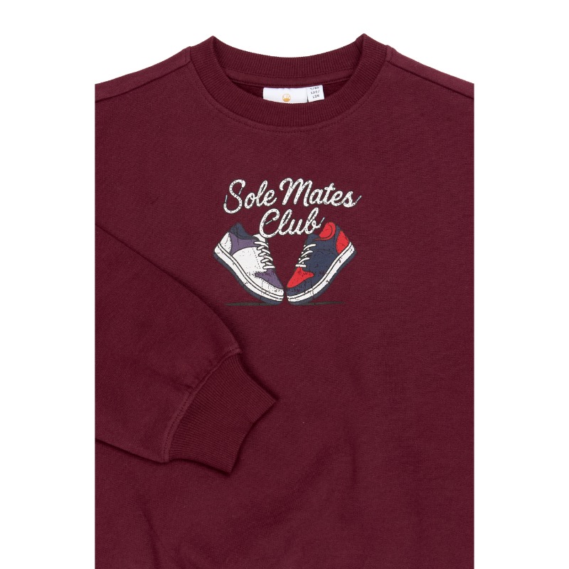 THE NEW Vitalio Sweatshirt Burgundy - Afbeelding 2