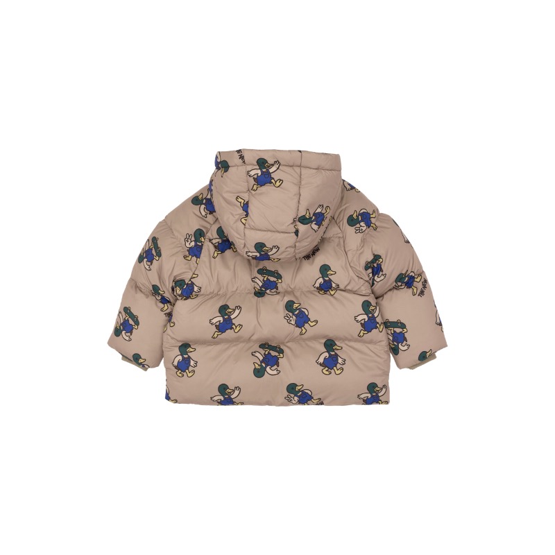 THE NEW Uwe Puffer Jacket Taupe Gray - Afbeelding 2