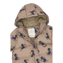THE NEW Uwe Puffer Jacket Taupe Gray - Afbeelding 3
