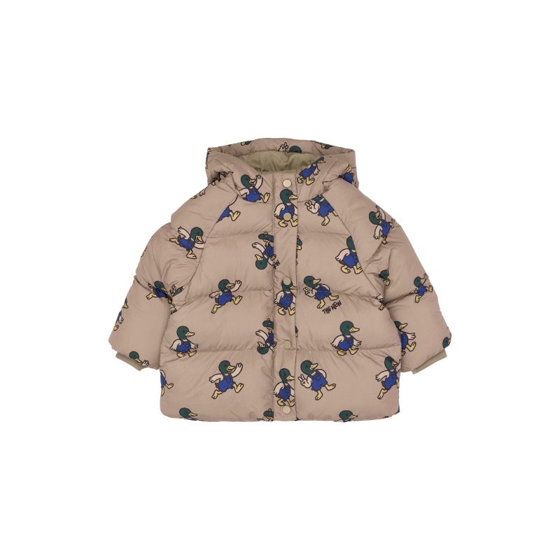 THE NEW Uwe Puffer Jacket Taupe Gray
