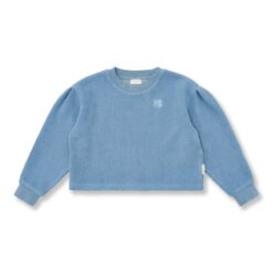 Petit Blush Teddy Sweater Ice Blue