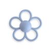 Mushie Rattle Daisy Teether Faded Denim