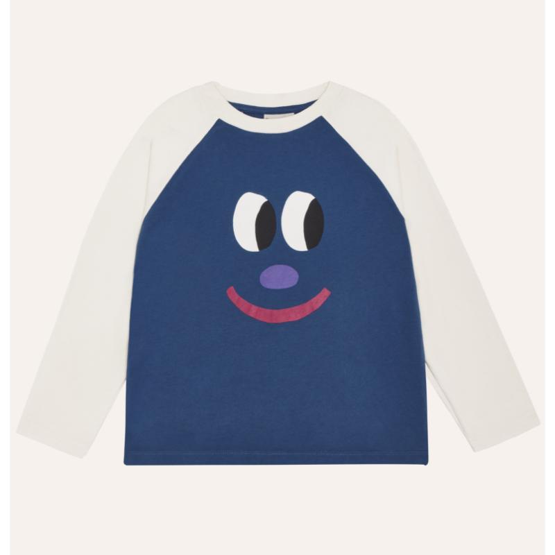 The Campamento Smiling Face Color Block Tshirt