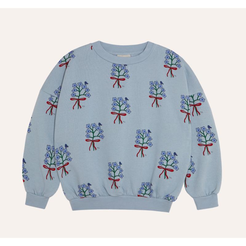 The Campamento Bouquets Light Blue Sweatshirt