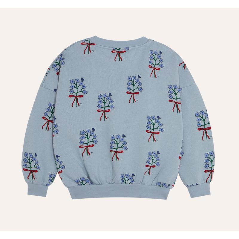 The Campamento Bouquets Light Blue Sweatshirt