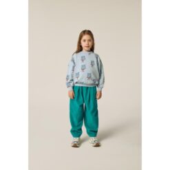 Alternative view of The Campamento Bouquets Light Blue Sweatshirt