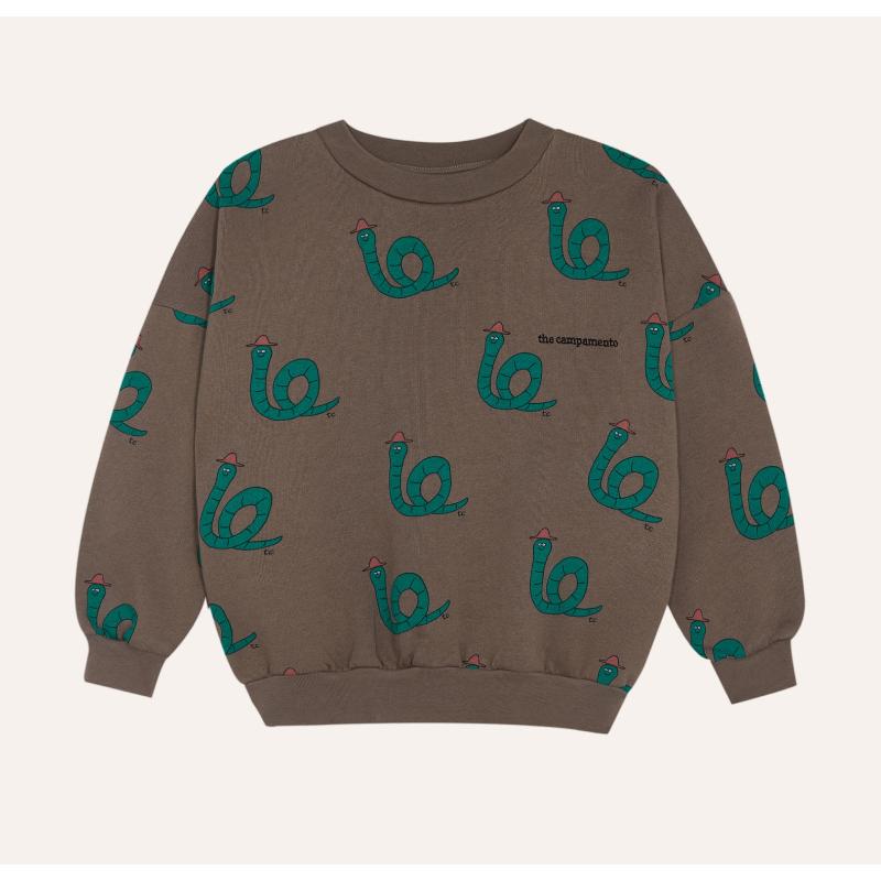 The Campamento Snakes Brown Sweatshirt
