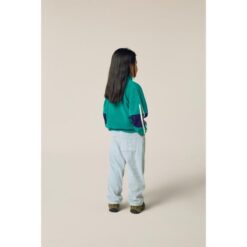The Campamento Green Color Block Sweatshirt - Afbeelding 3