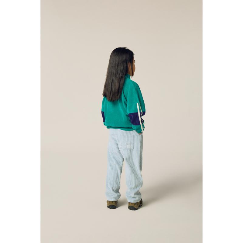 The Campamento Green Color Block Sweatshirt - Afbeelding 3